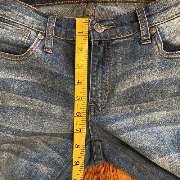 Venus Size 2 Patch Detail Flare Jeans - Picture 8 of 10